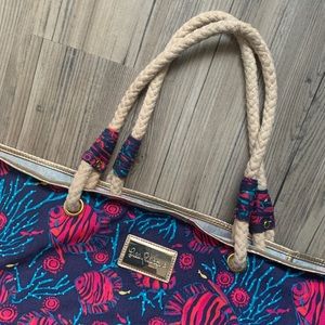 LILLY PULITZER TOTE BEACH BAG
